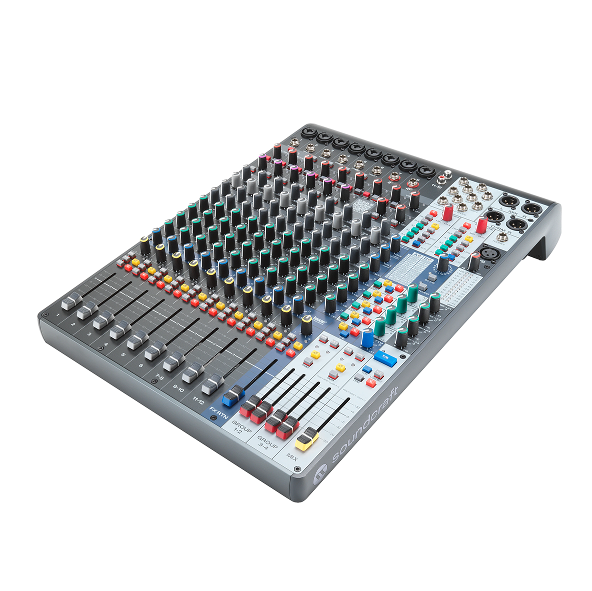 Soundcraft Signature Plus 12 Mixer with Lexicon and 4x4 USB-C Interface - View 3 | MusicMarket