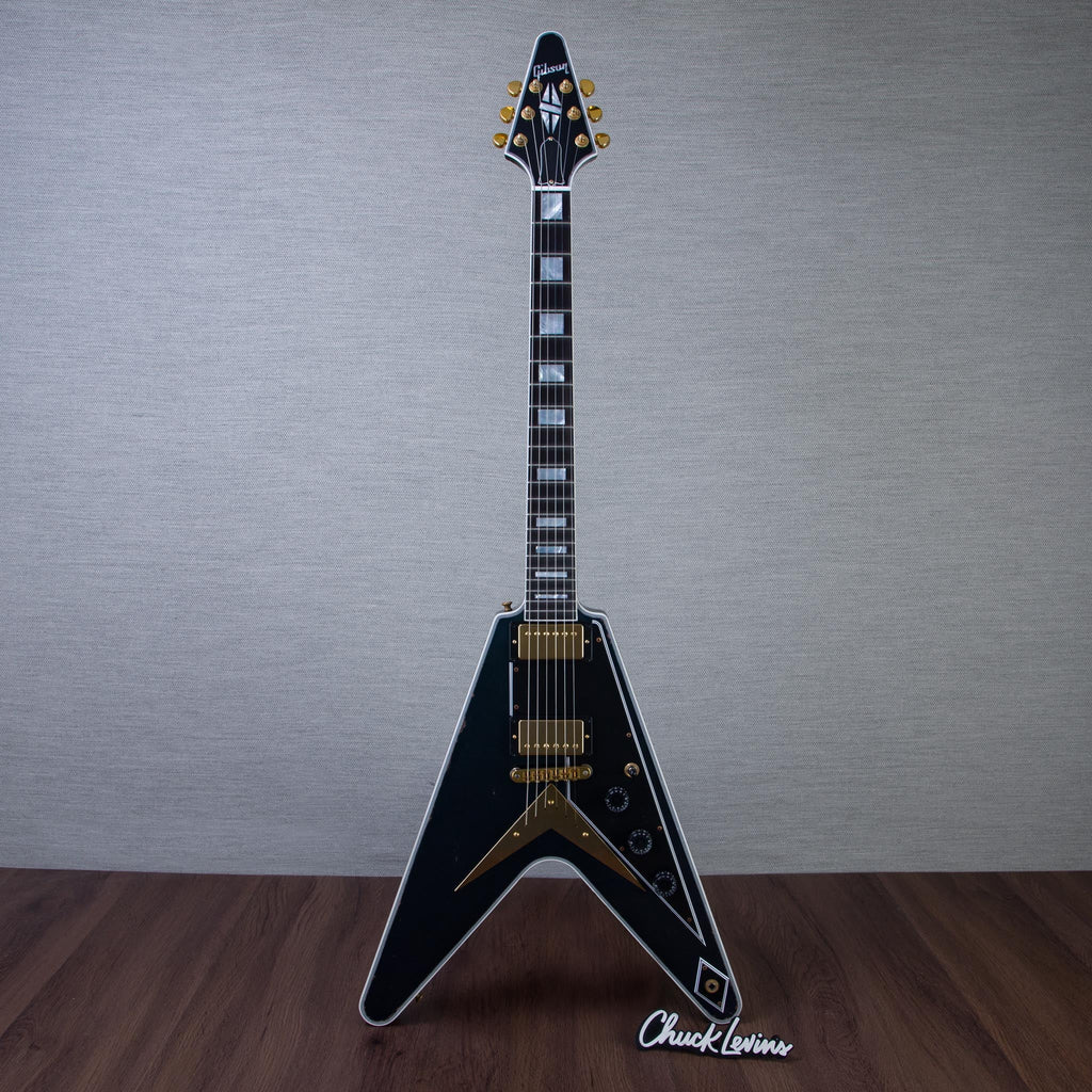 Gibson Custom Shop Murphy Lab Flying V Custom Electric Guitar - Light Aging Full Shift - #CS601306 - View 2 |