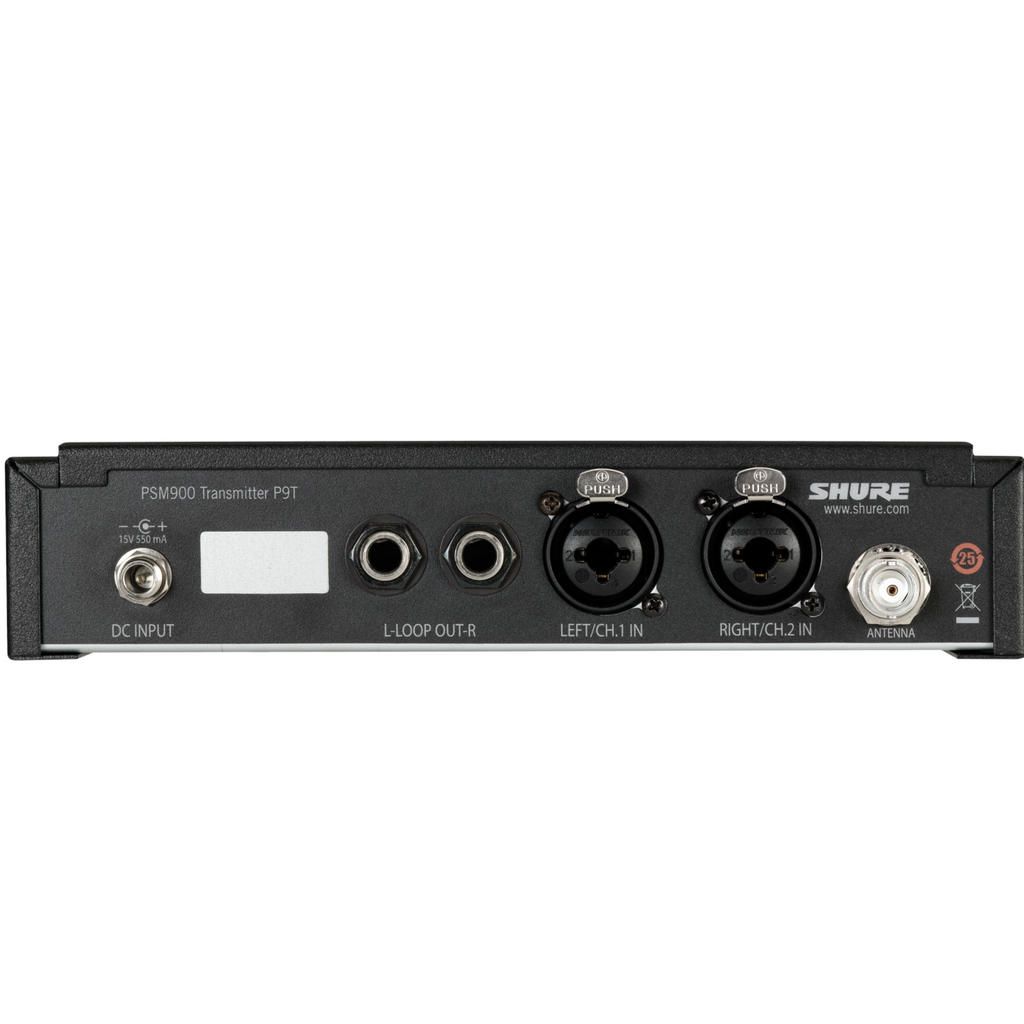 Shure PSM900 P9TRA+425CL Wireless In-Ear Monitor System - H21 Band - Mint, Open Box - View 4 | MusicMarket