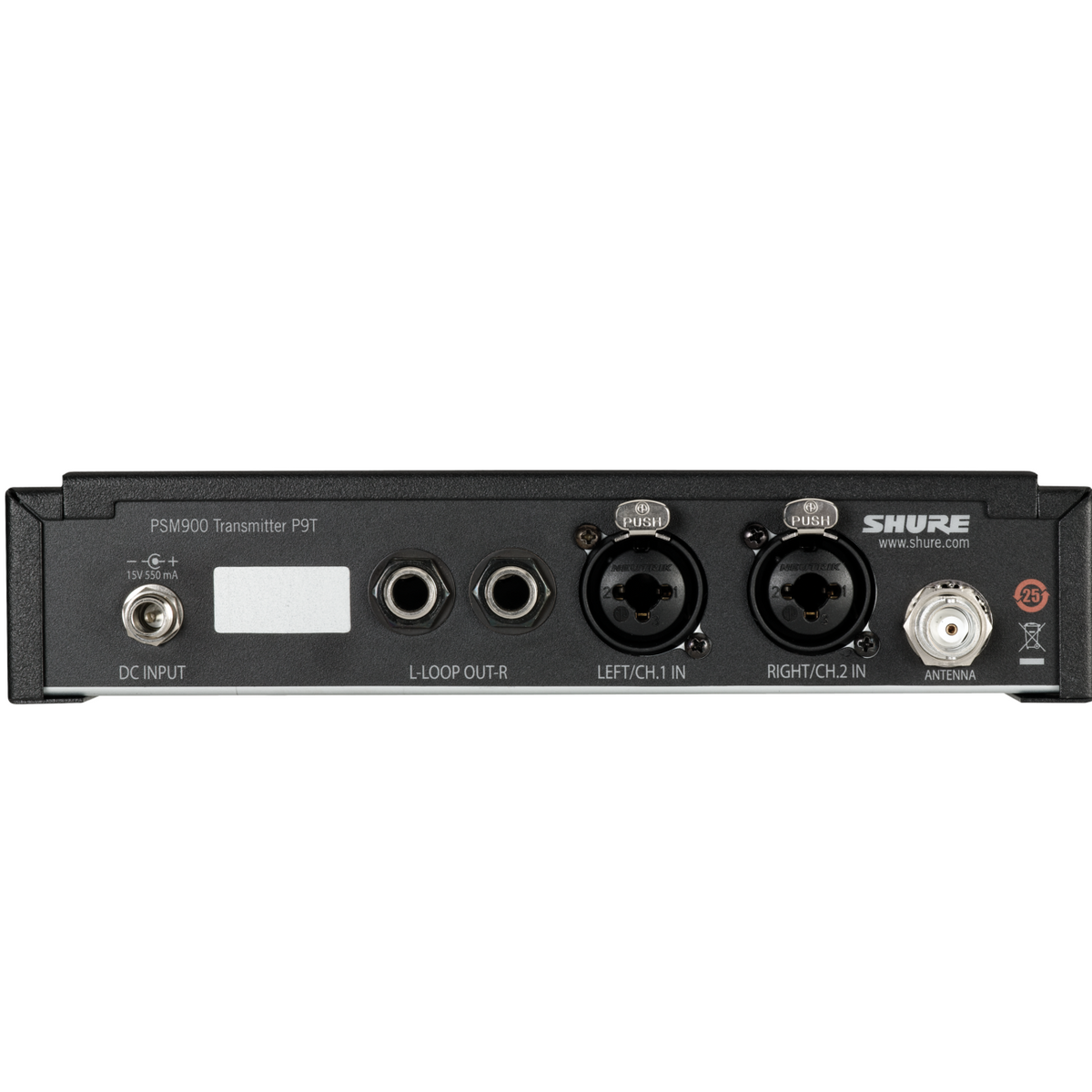 Shure PSM900 P9TRA+425CL Wireless In-Ear Monitor System - H21 Band - Mint, Open Box - View 4 | MusicMarket