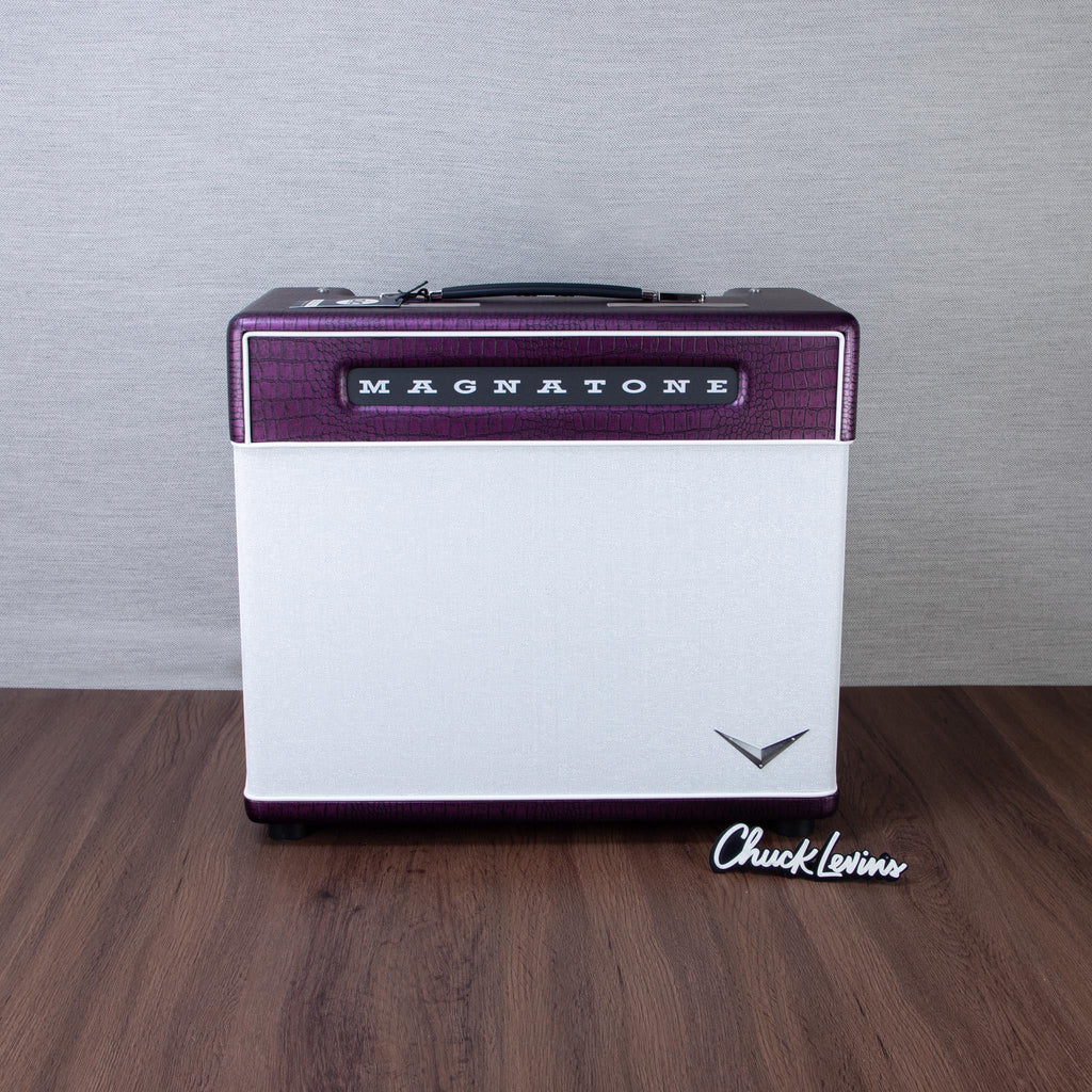 Magnatone Super Fifteen 1x12-Inch Tube Combo Guitar Amplifier - Purple - MusicMarket
