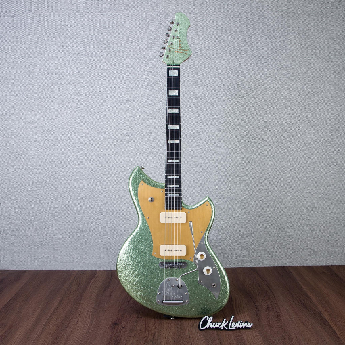 Novo Guitars Serus J Electric Guitar - Coke Bottle Green Sparkle - #26724 - View 2 | MusicMarket