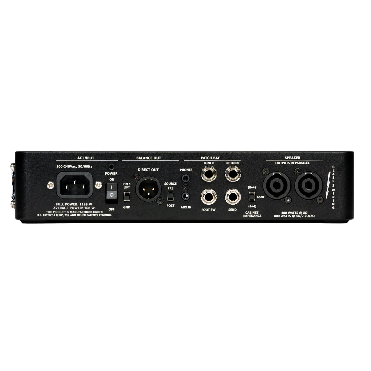 Gallien-Krueger Fusion 800S 800-Watt Ultralight Bass Guitar Head Amplifier - View 4 | MusicMarket