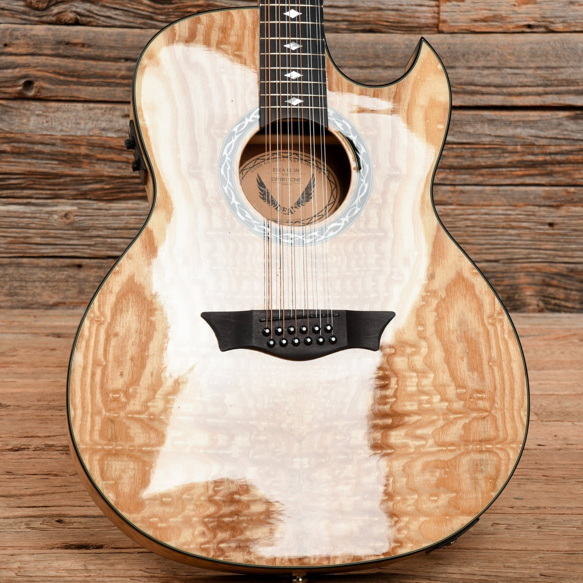 Dean Guitars EXQA12GN Natural - View 9 | MusicMarket