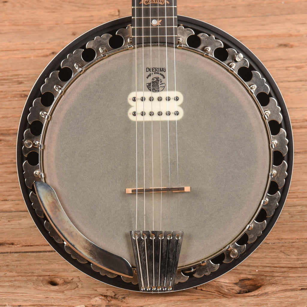 Deering B6-AE Boston 6 Acoustic-Electric Banjo - Zac Brown - MusicMarket