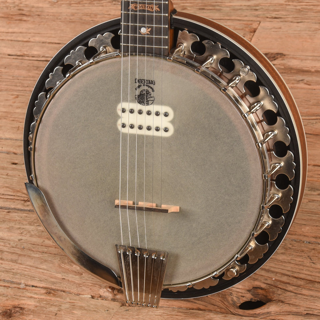 Deering B6-AE Boston 6 Acoustic-Electric Banjo - Zac Brown - View 2 | MusicMarket