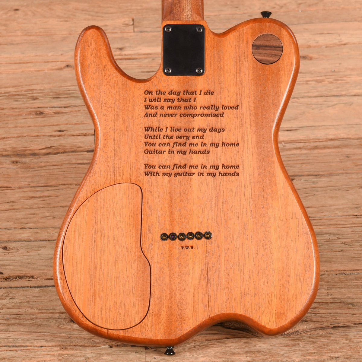 Delaney T-Style Custom Natural - Zac Brown - View 3 | MusicMarket