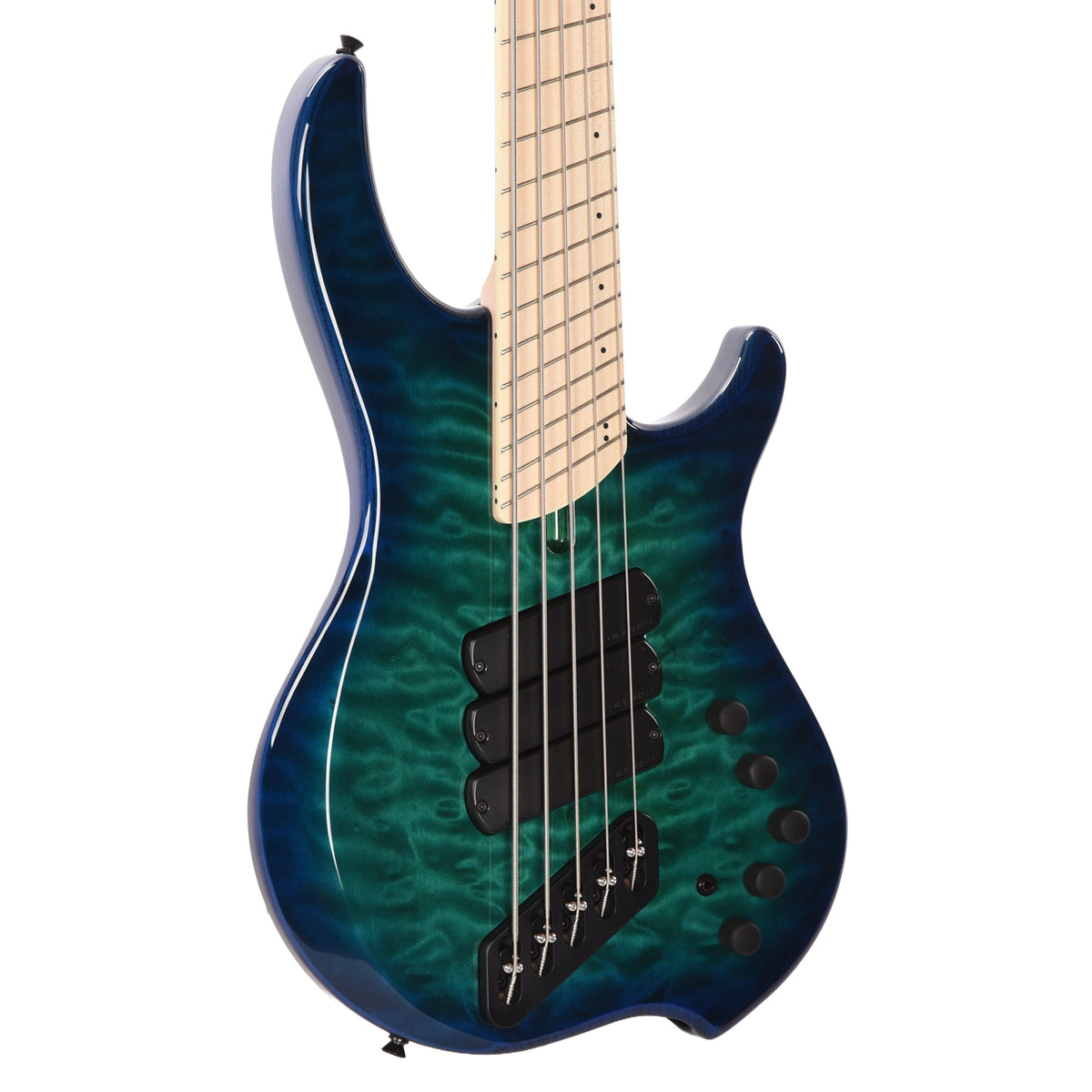 Dingwall Combustion 5-String Swamp Ash/Quilted Maple Whale Pool Burst - MusicMarket
