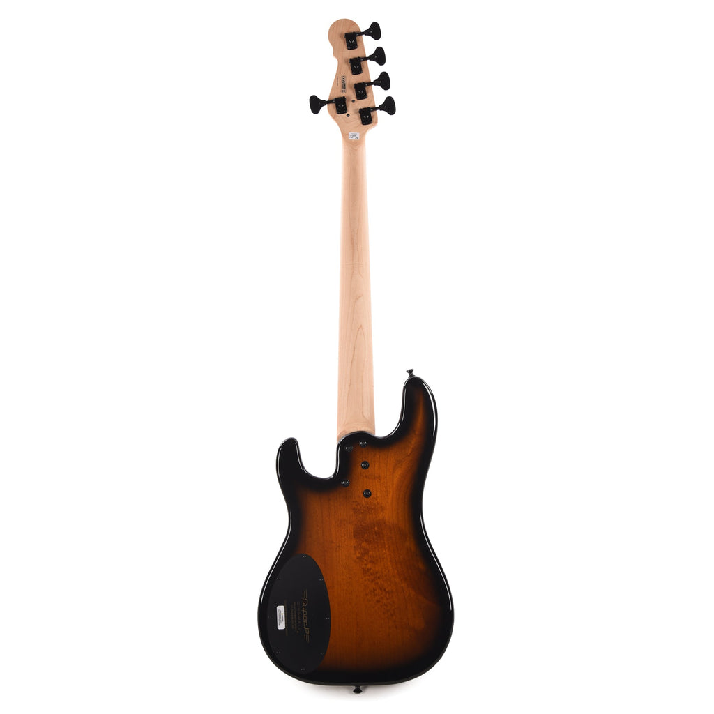 Dingwall SP1 Superbass 5-String Gloss Vintage Burst w/Matte Gold Pickguard - View 5 | MusicMarket