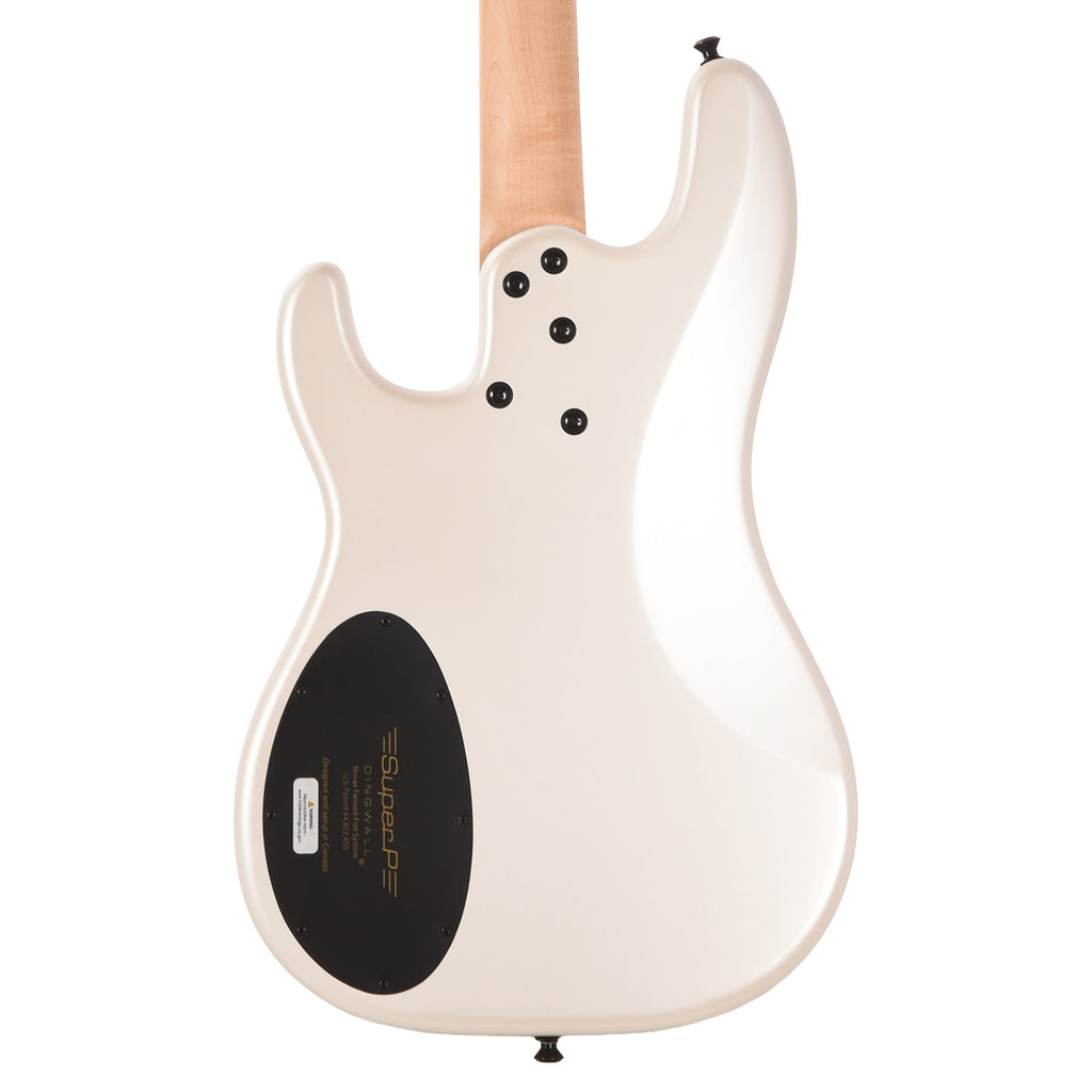 Dingwall SP1 Superbass 4-String Matte Ducati Pearl White w/Matte Pablo Pickguard - View 3 | MusicMarket