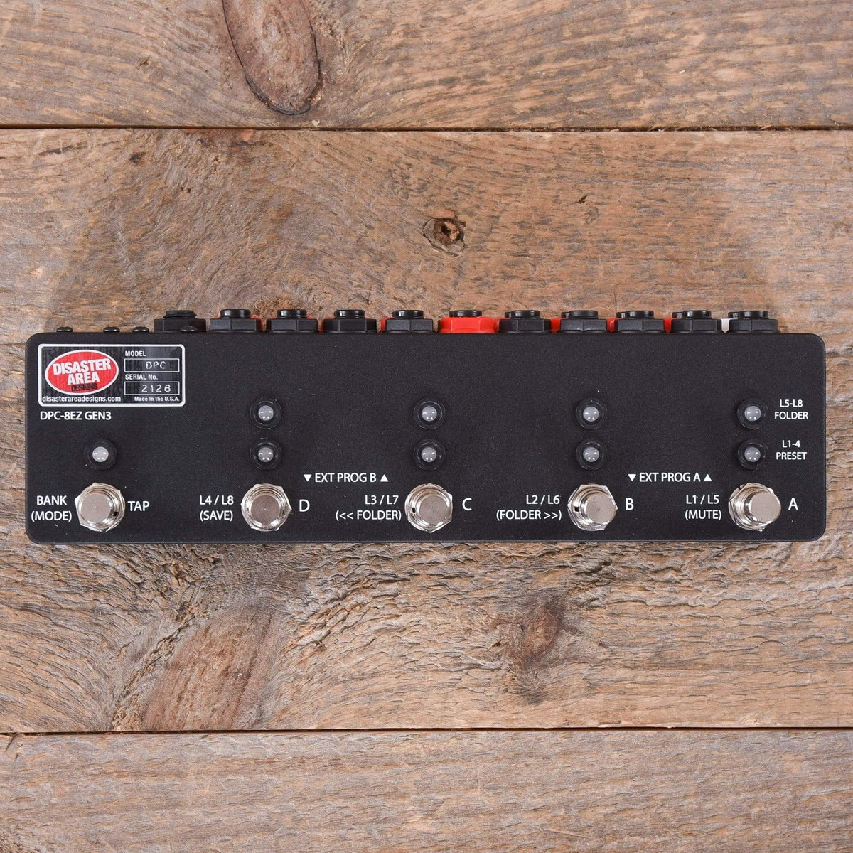 Disaster Area DPC-8EZ Gen3 Programmable Bypass Switcher with MIDI - MusicMarket