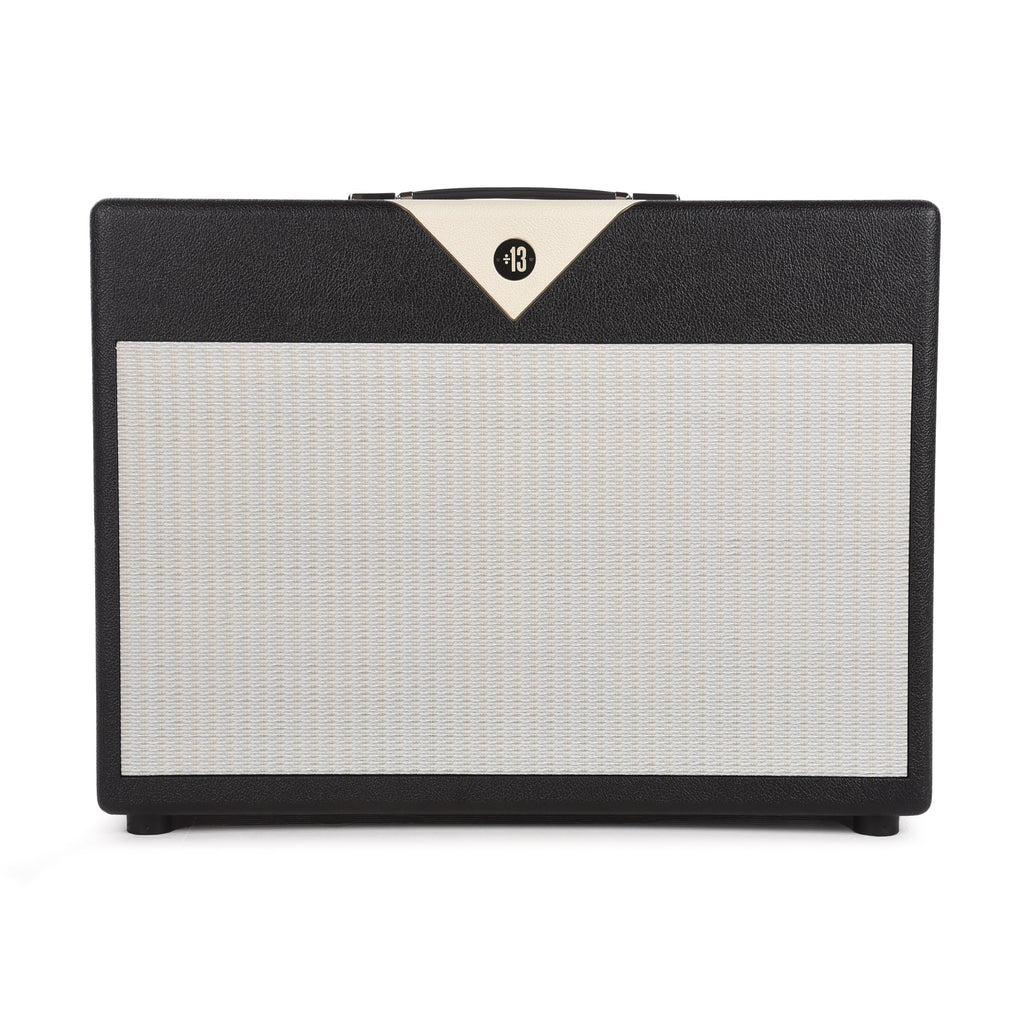 Divided by 13 2x12 Open Back Cab w/G12M Black Bronco Tolex, Cream V - MusicMarket