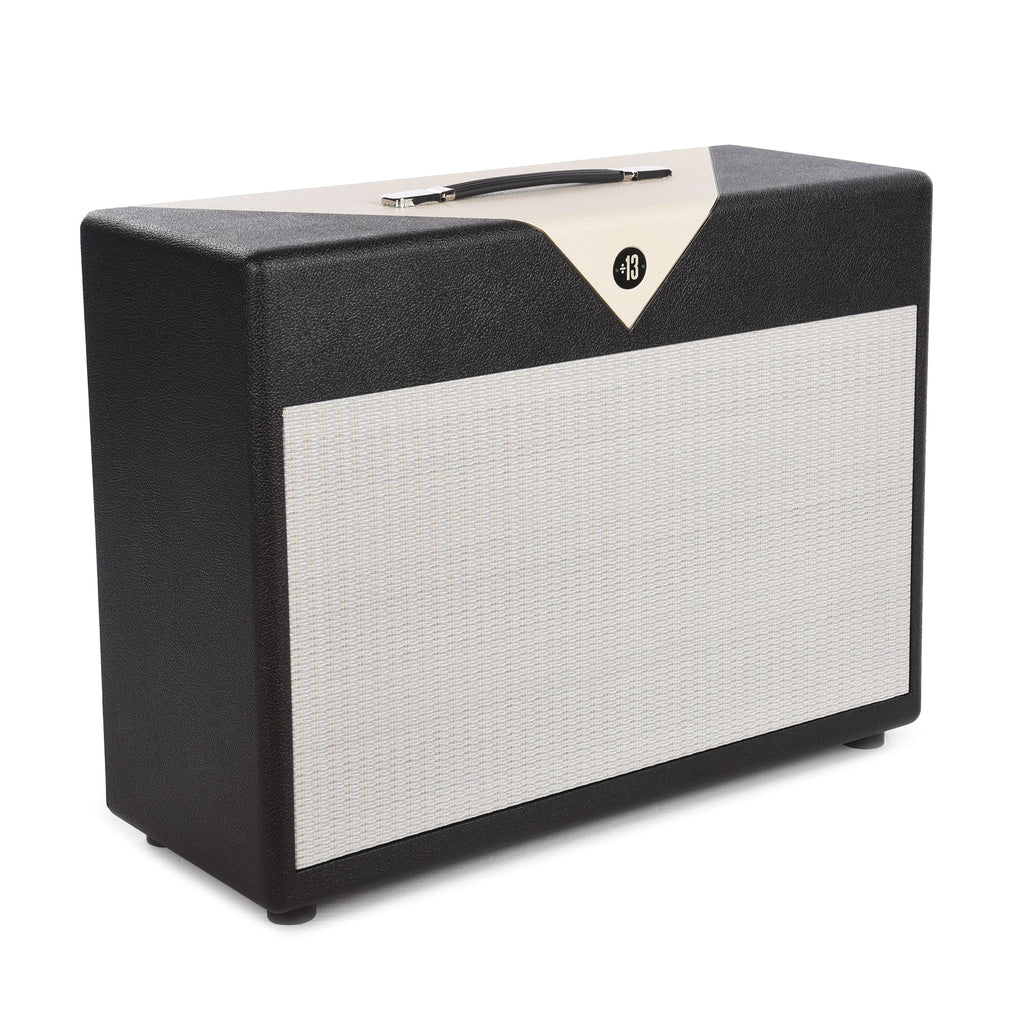 Divided by 13 2x12 Open Back Cab w/G12M Black Bronco Tolex, Cream V - View 2 | MusicMarket