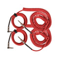 Divine Noise 50/50 Cable Red 30' Straight/Right Angle 2 Pack Bundle - MusicMarket
