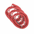 Divine Noise Curly Cable Red 30' Straight/Right Angle 3 Pack Bundle - MusicMarket