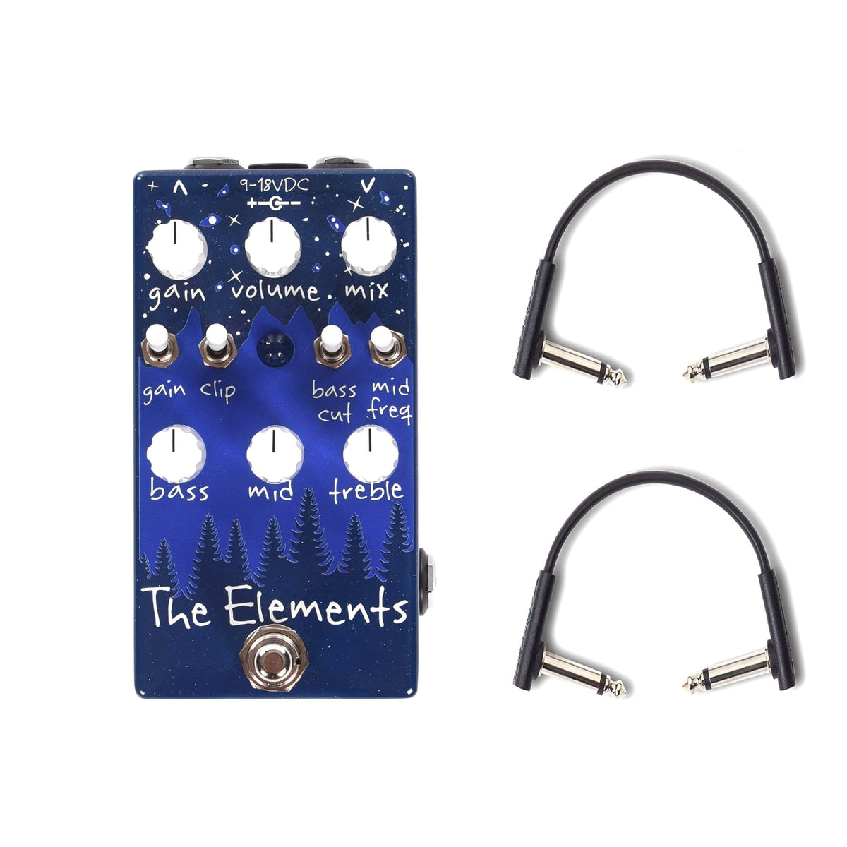 Dr. Scientist The Elements Distortion w/RockBoard Flat Patch Cables Bundle - MusicMarket