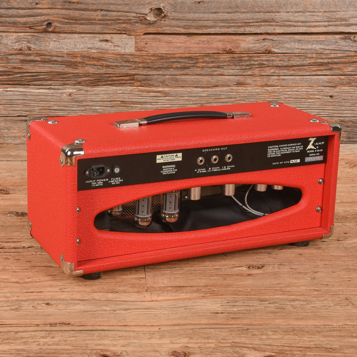 Dr. Z EZG-50 50-Watt Guitar Amp Head Red - View 2 | MusicMarket