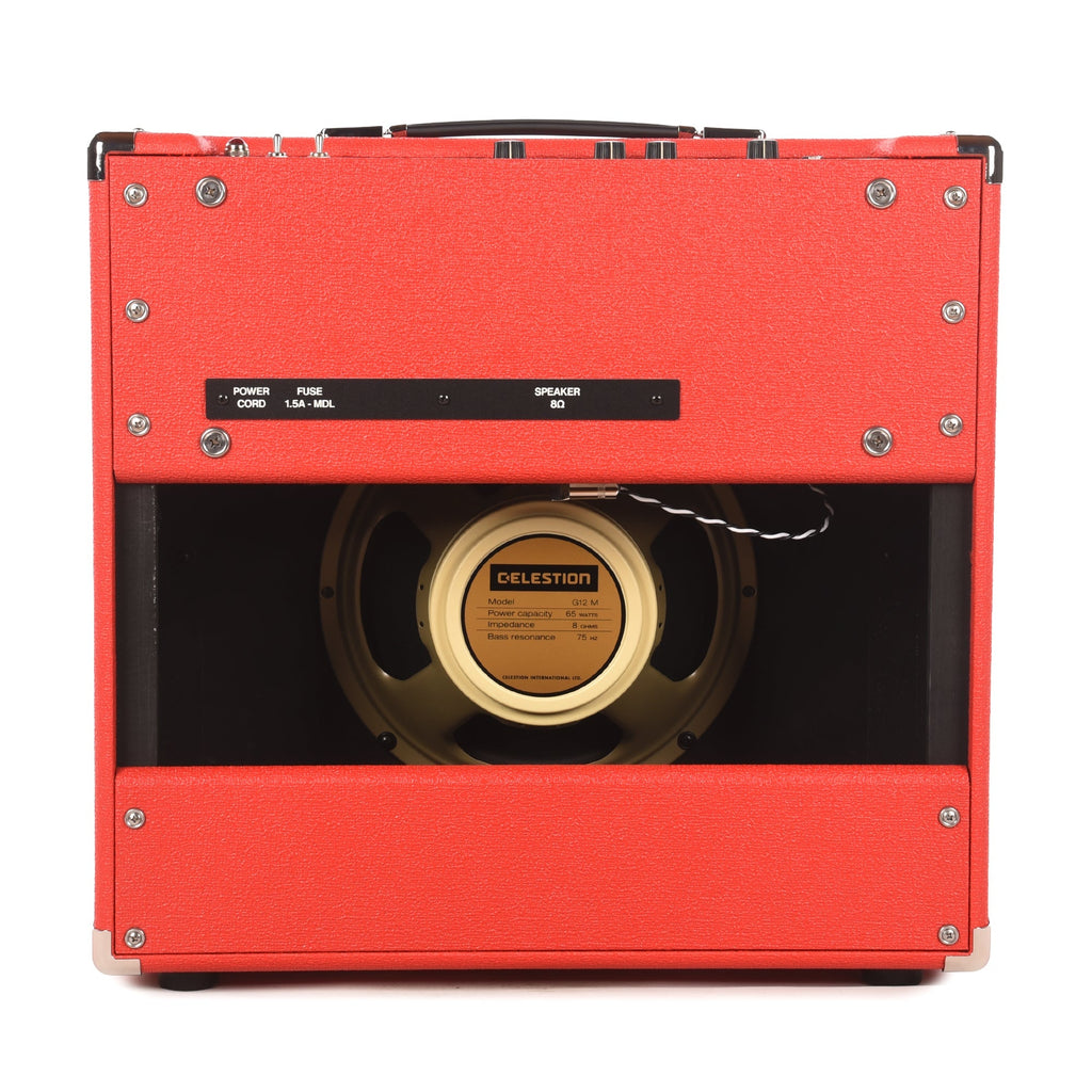 Dr. Z Z-28 MKII 1x12 Guitar Amp Combo Red w/ Blackout Grill & Creamback - View 3 | MusicMarket