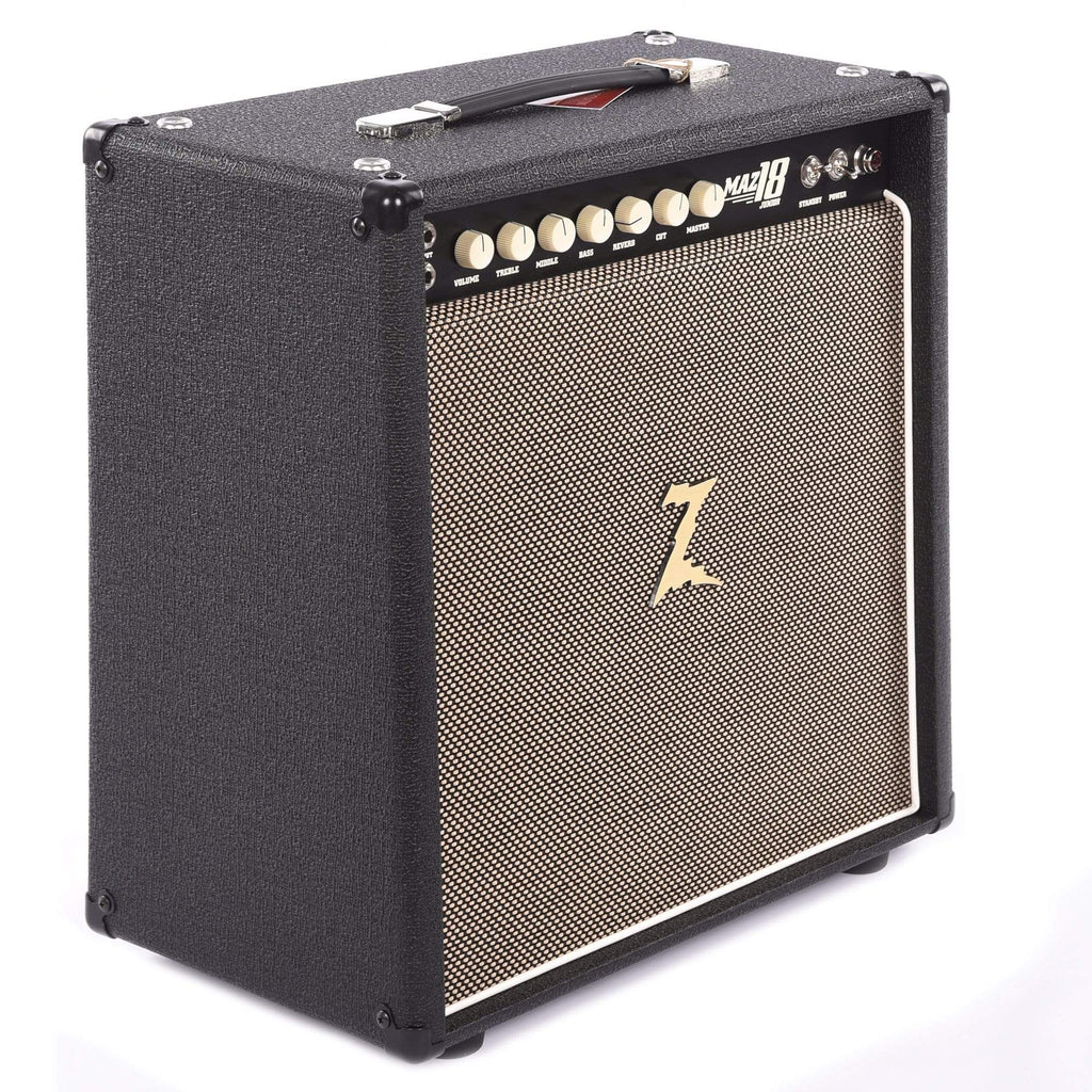 Dr. Z MAZ 18 Jr. MK.II Studio 1x12 Combo Black w/Tan Grill - View 2 | MusicMarket