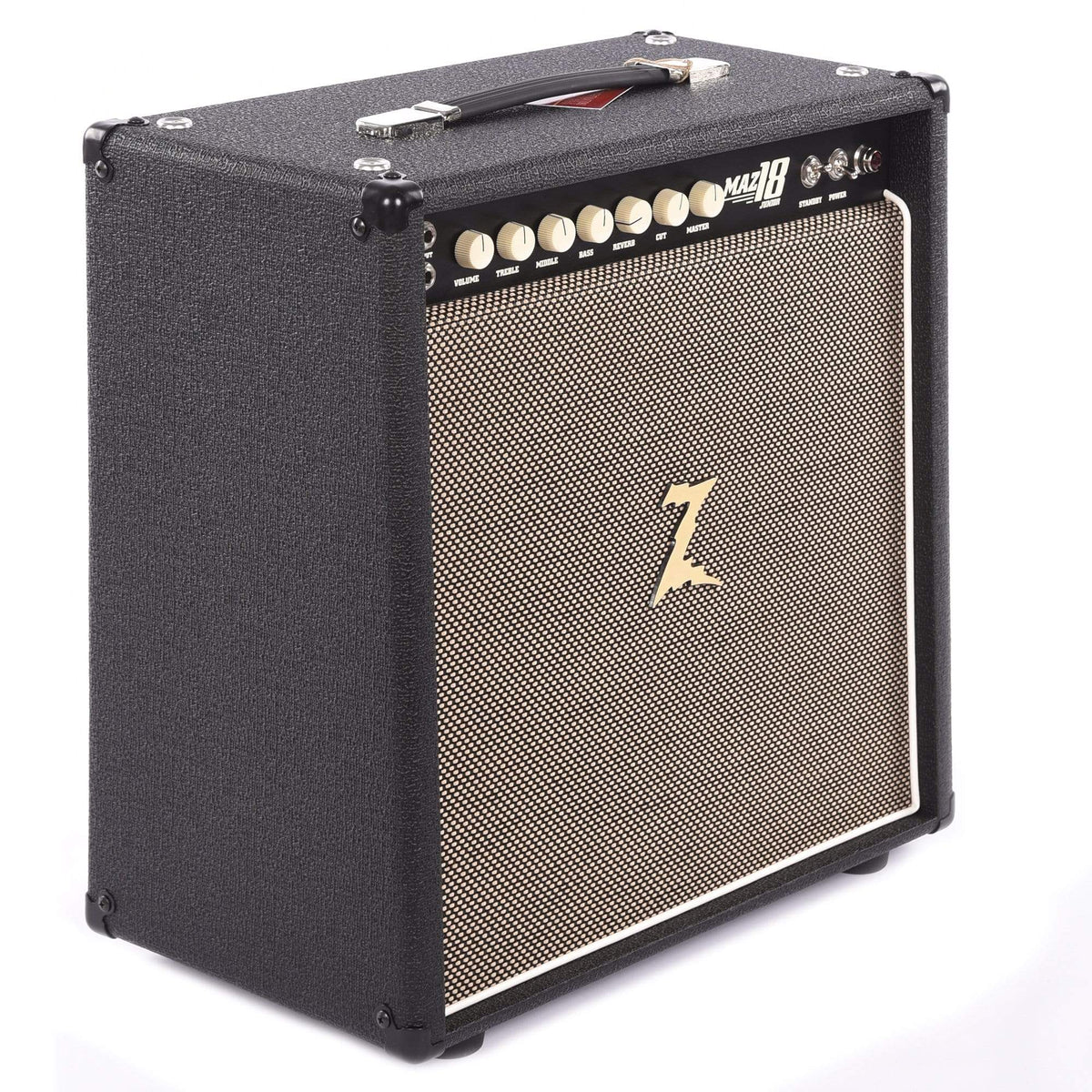 Dr. Z MAZ 18 Jr. MK.II Studio 1x12 Combo Black w/Tan Grill - View 2 | MusicMarket