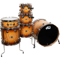 Drum Workshop 6-Piece Collectors Series Maple 333 Shell Kit - Almond Burst - MusicMarket