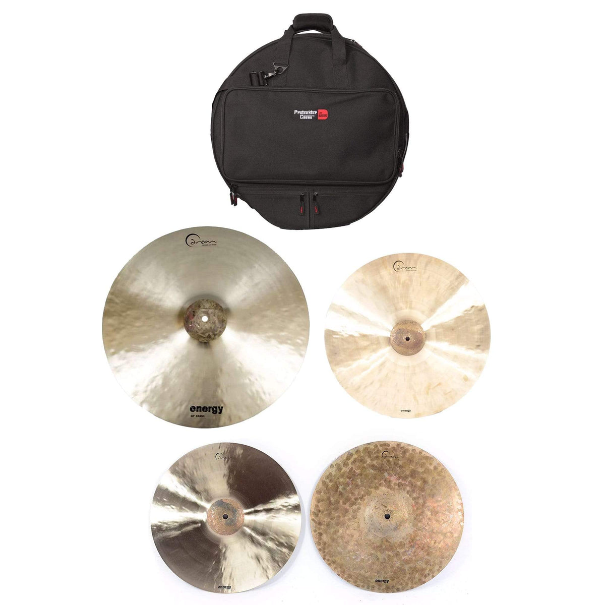 Dream 14/18/20" Dream Energy Cymbal Set (w/Gator 22" Backpack Cymbal Bag) - MusicMarket