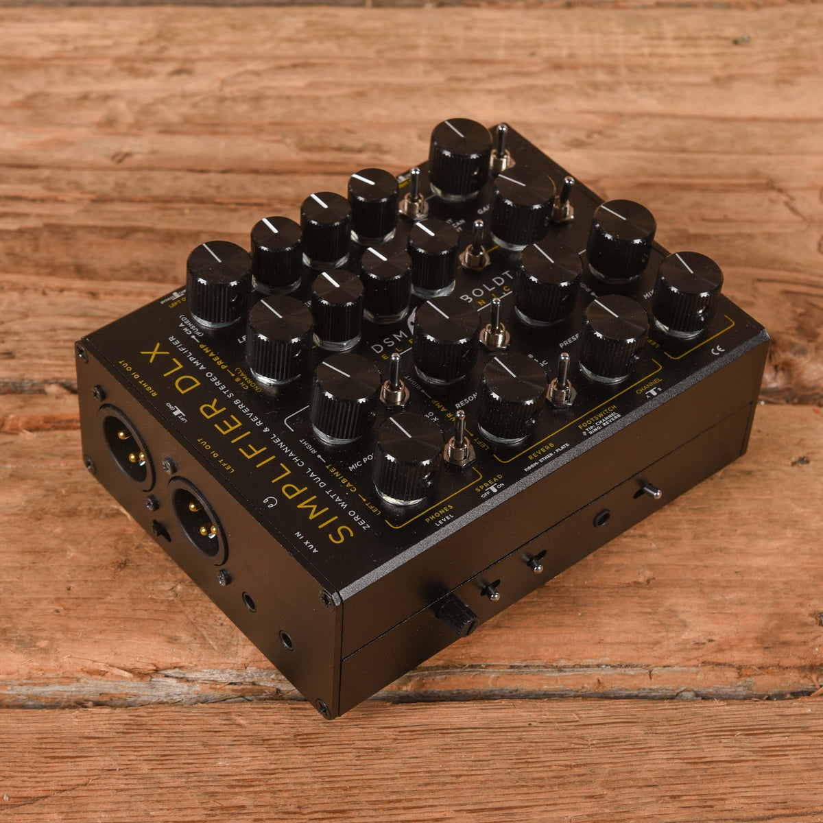 DSM Humboldt Electronics Simplifier DLX Dual Channel Zero Watt Stereo Pedalboard Amplifier - MusicMarket