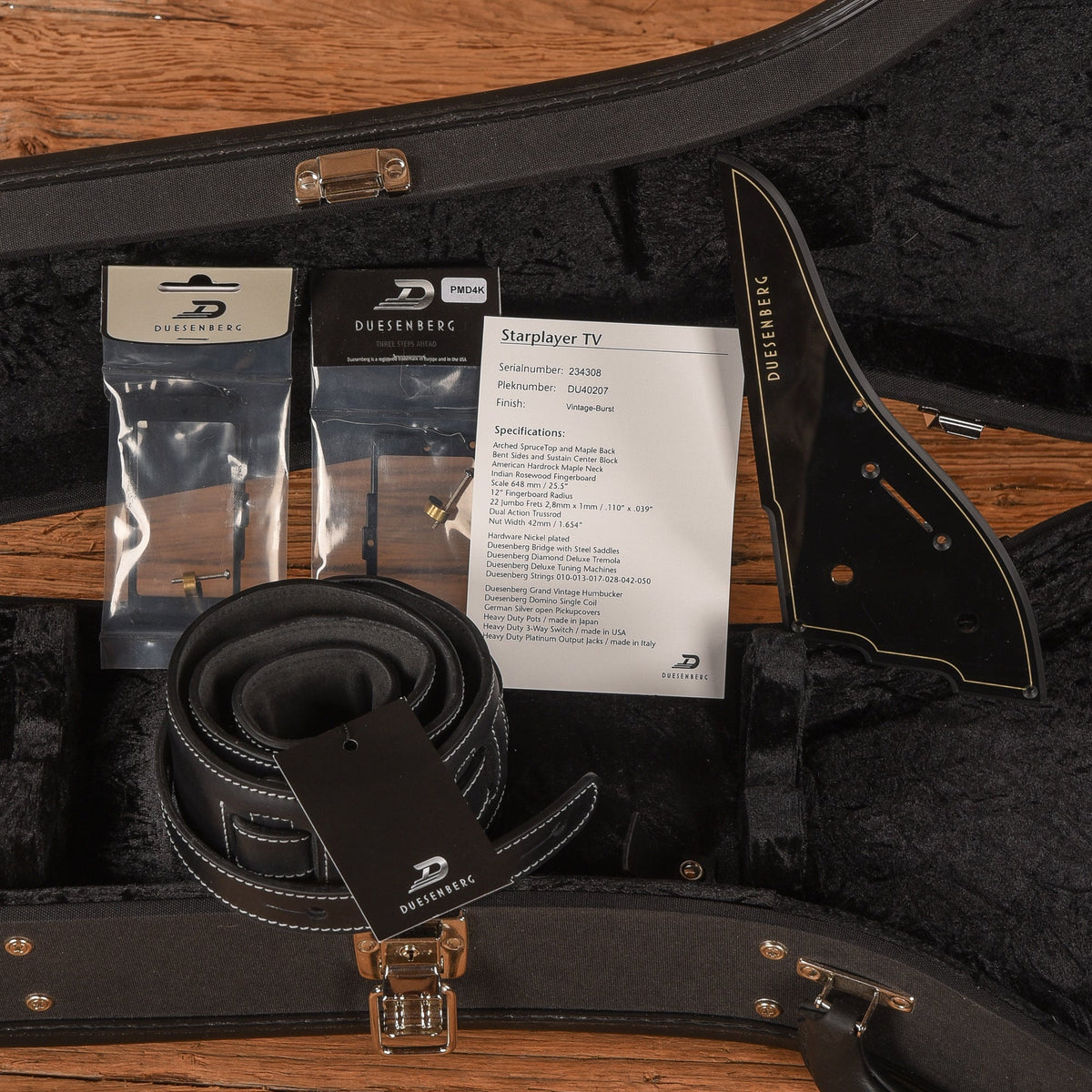 Duesenberg Starplayer TV Sunburst 2023 - View 10 | MusicMarket