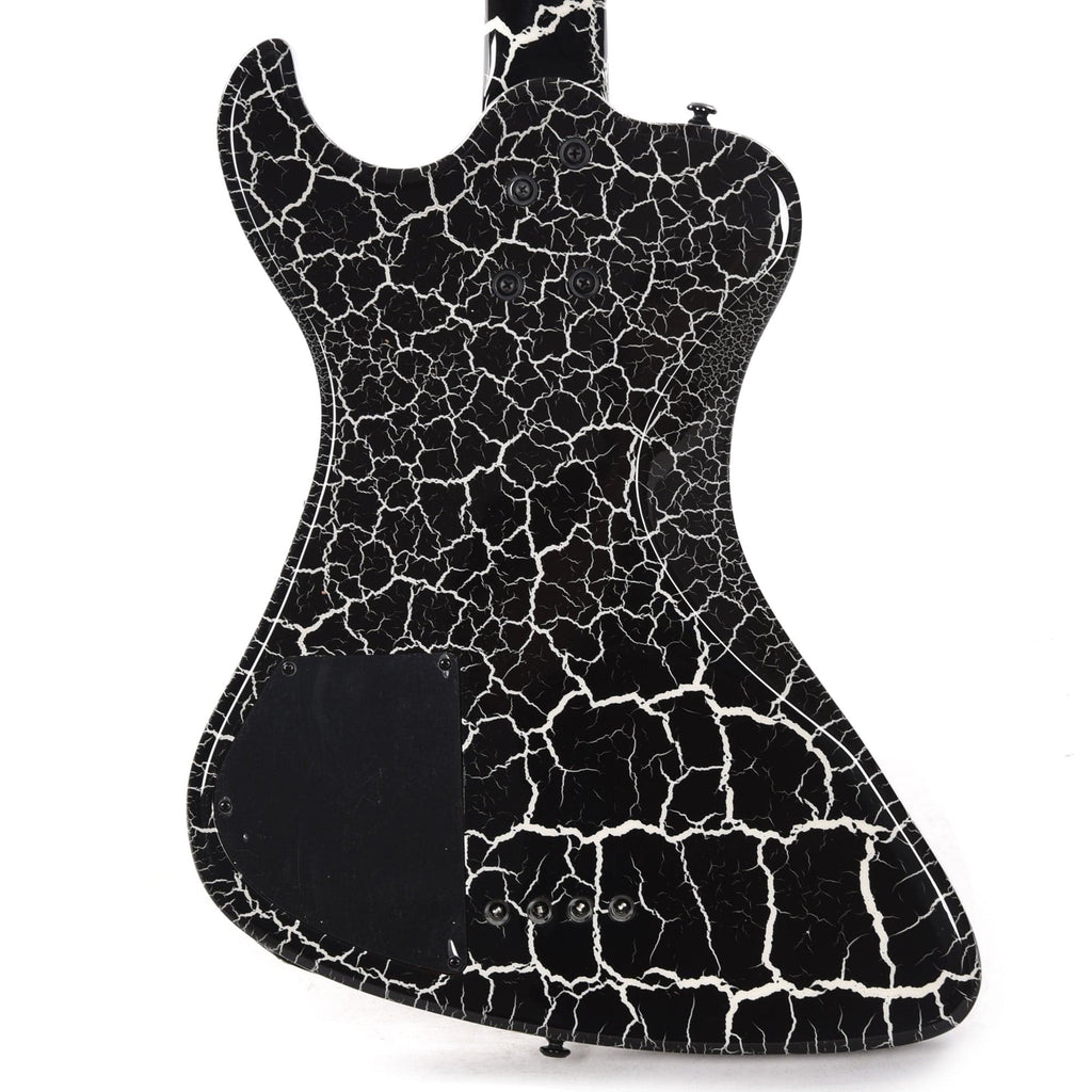 Dunable DE R2 Bass Gloss Black & White Crackle w/Black Hardware - View 3 | MusicMarket