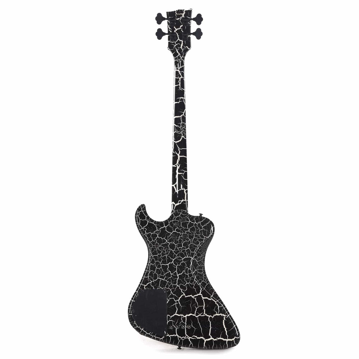 Dunable DE R2 Bass Gloss Black & White Crackle w/Black Hardware - View 5 | MusicMarket