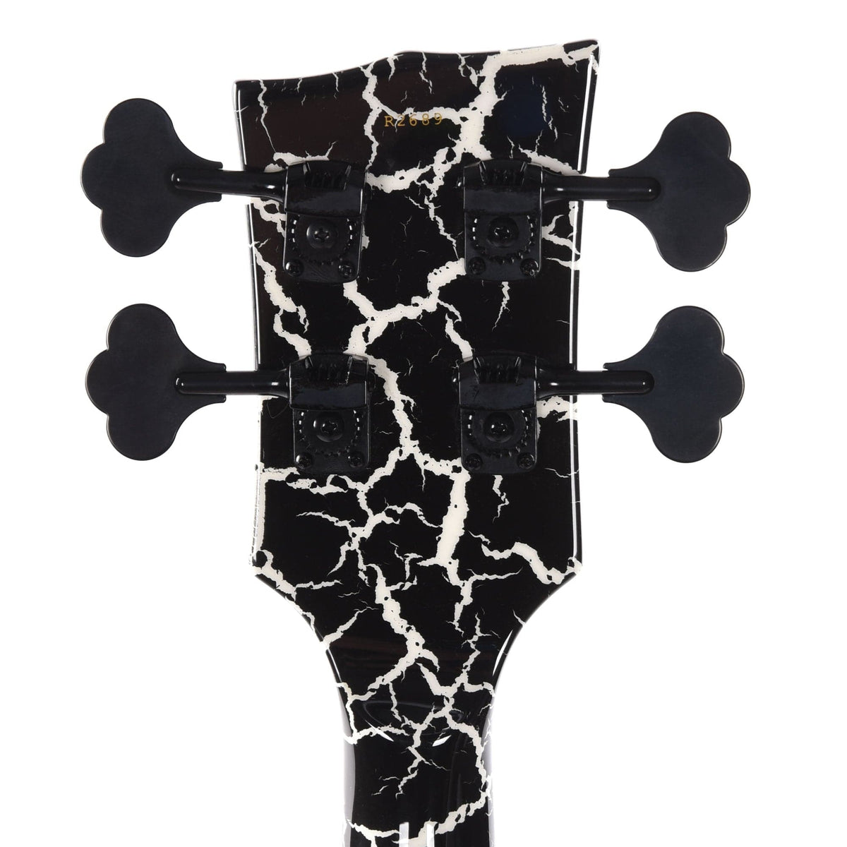 Dunable DE R2 Bass Gloss Black & White Crackle w/Black Hardware - View 7 | MusicMarket