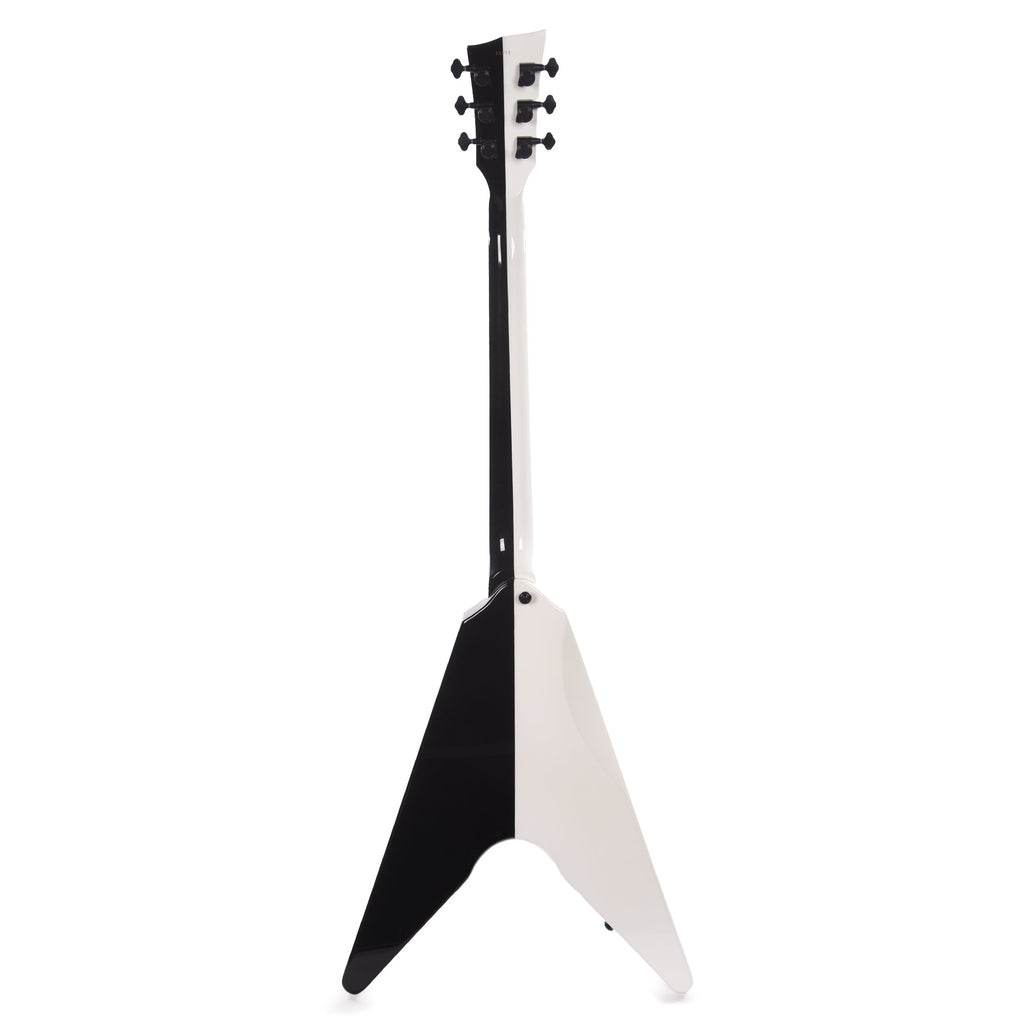 Dunable DE Asteroid Gloss White/Black Split w/Pearl Blocks (Limited to 10 Units) - View 5 | MusicMarket