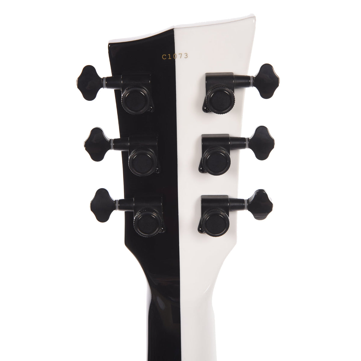 Dunable DE Asteroid Gloss White/Black Split w/Pearl Blocks (Limited to 10 Units) - View 7 | MusicMarket
