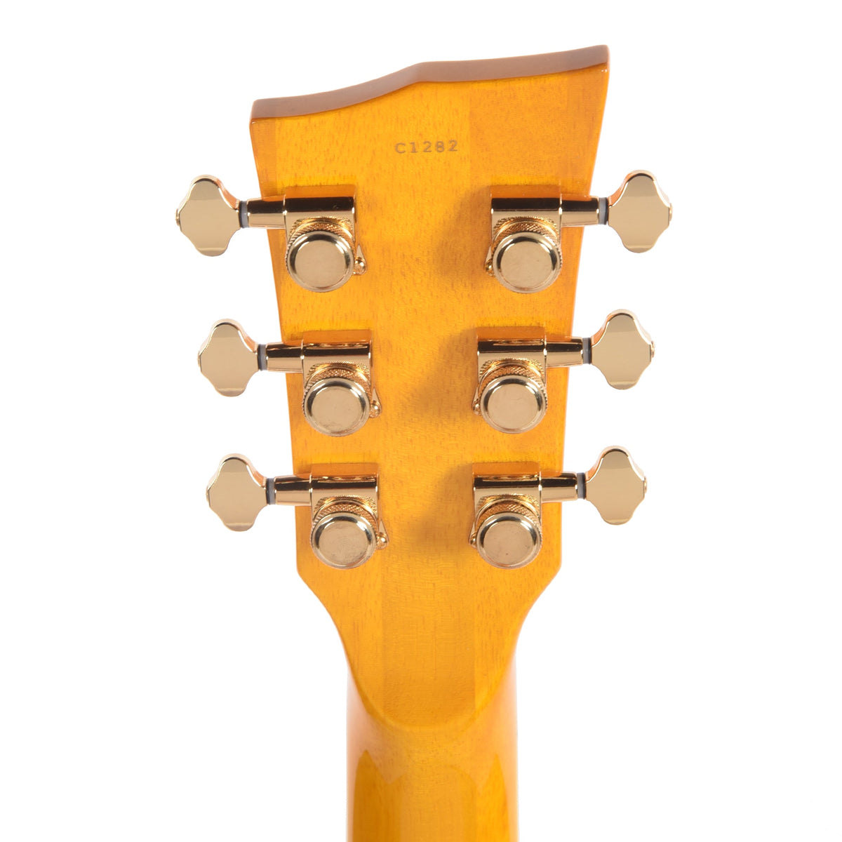 Dunable DE Asteroid Korina Aged Clear w/Bare Knuckle The Mule Humbuckers - View 7 | MusicMarket