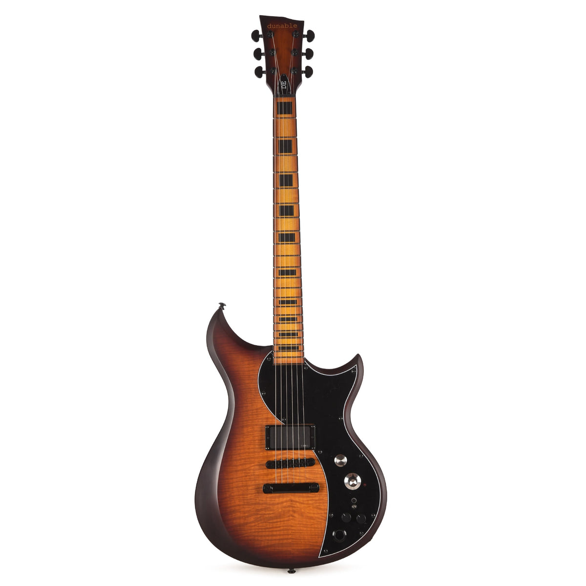 Dunable DE Will Putney Signature Cyclops Amber Tobacco Burst w/Electro-Harmonix Pitch Fork - View 4 | MusicMarket