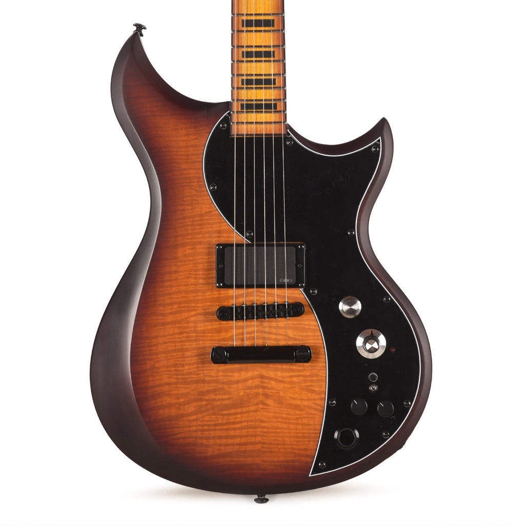 Dunable DE Will Putney Signature Cyclops Amber Tobacco Burst w/Electro-Harmonix Pitch Fork - View 2 | MusicMarket