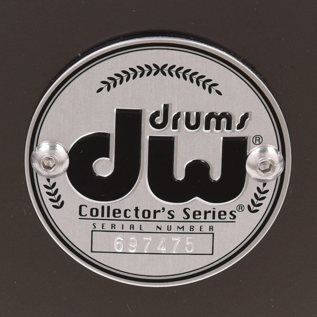DW 7x13 Satin Black Over Brass Snare Drum w/Chrome Hdw - View 2 | MusicMarket