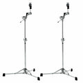 DW 6700 Flat Base Boom Cymbal Stand (2 Pack Bundle) - MusicMarket
