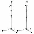 DW 6710 Straight Cymbal Stand Flat Base (2 Pack Bundle) - MusicMarket
