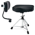 DW 9120M Tractor Seat Drum Throne w/Backrest (2 Pack Bundle) - MusicMarket