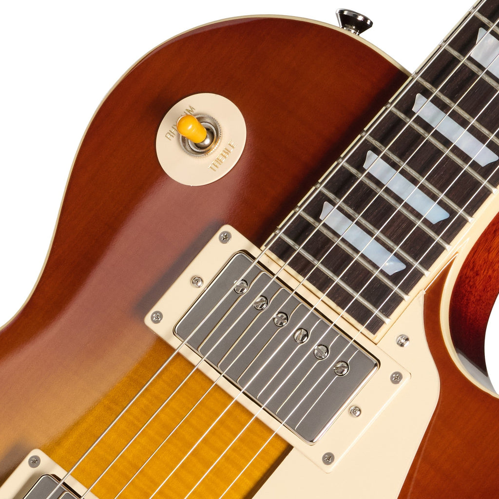 Epiphone 1959 Les Paul Standard Reissue Electric Guitar - Golden Poppy Burst - View 7 | MusicMarket