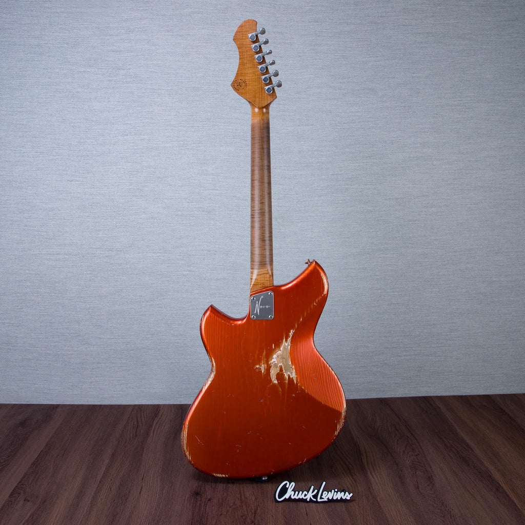 Novo Guitars Limited Edition Serus P2 Electric Guitar - Candy Apple Orange - #26627 - View 6 | MusicMarket