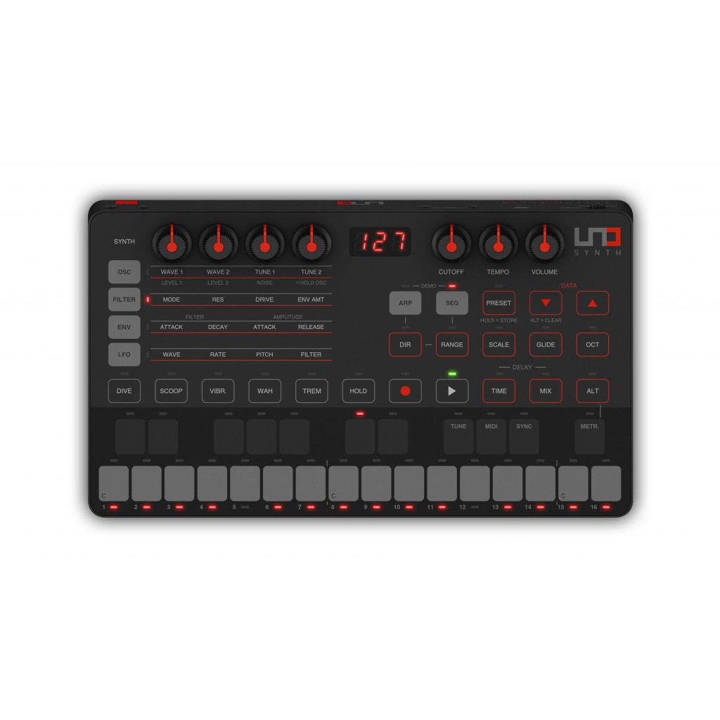 IK Multimedia UNO Synth Portable Synthesizer - View 13 | MusicMarket