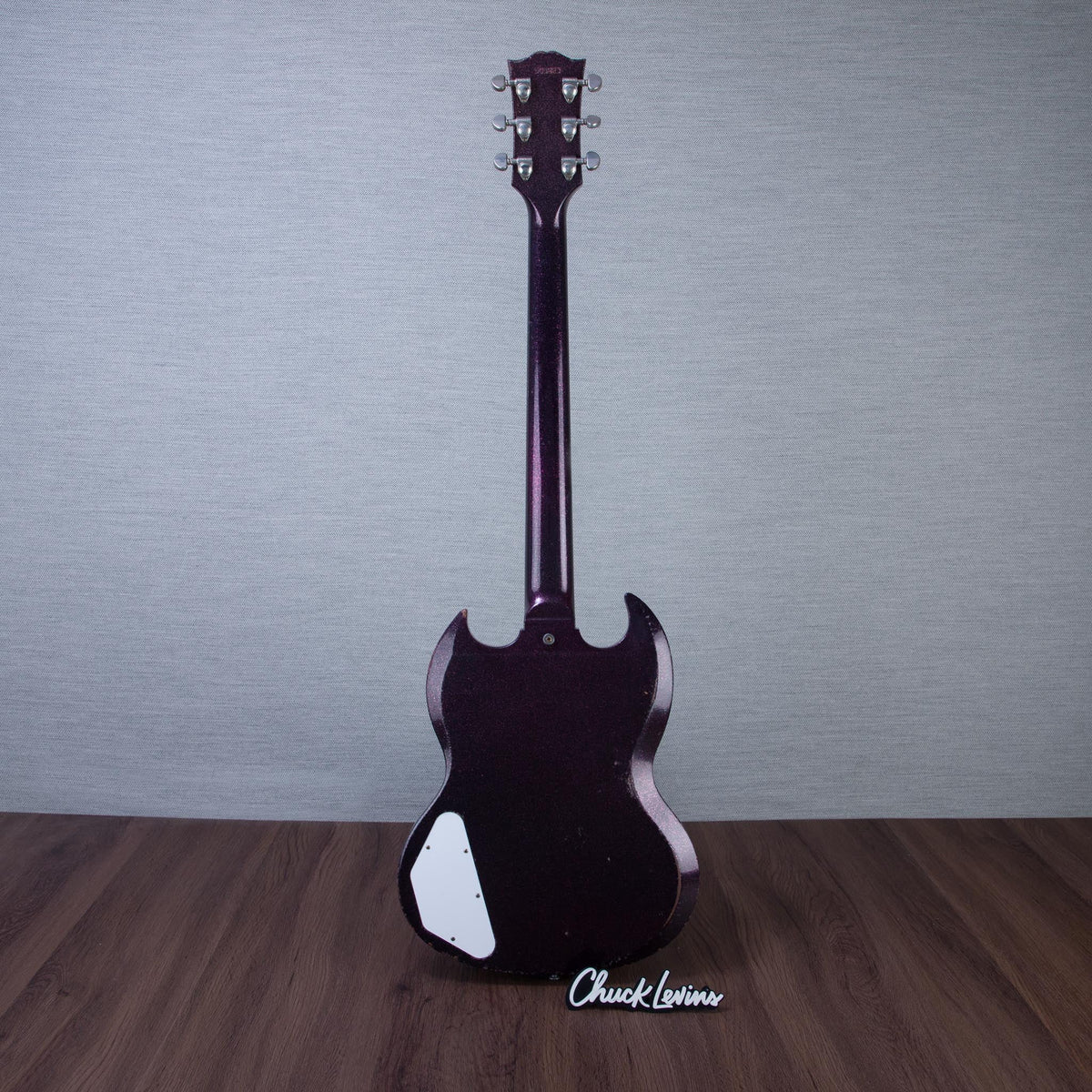 Gibson Custom Shop Murphy Lab 63' SG Custom 3-Pickup Maestro Electric Guitar - Light Aged Brunswick Wild Berry -