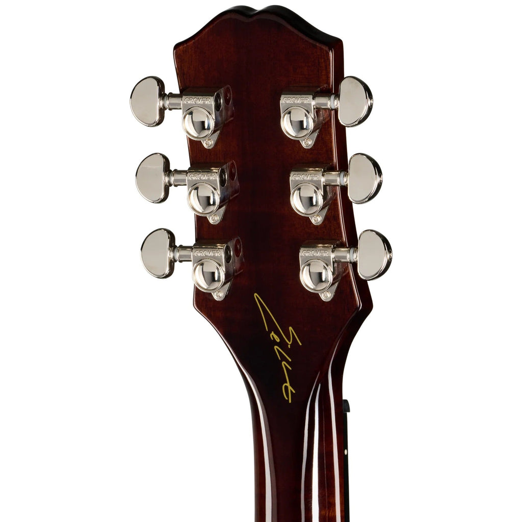 Epiphone Eric Church Hummingbird Dark Signature Acoustic Electric Guitar - Cobra Burst - View 9 | MusicMarket