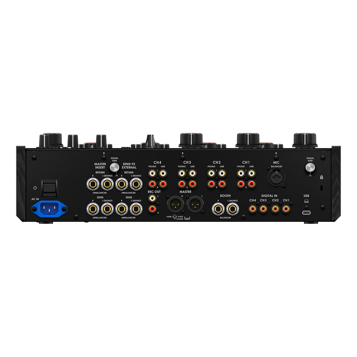 AlphaTheta Euphonia Professional 4-Channel Rotary Mixer - View 3 | MusicMarket