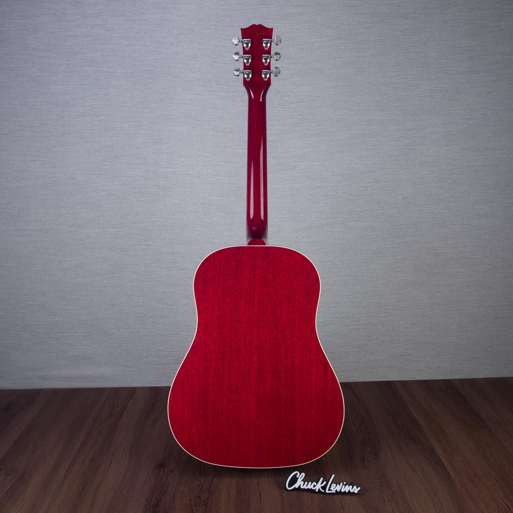 Gibson J-45 Standard Acoustic Electric Guitar - Natural Top And Cherry Back And Sides - #23134100 - View 6 | MusicMarket