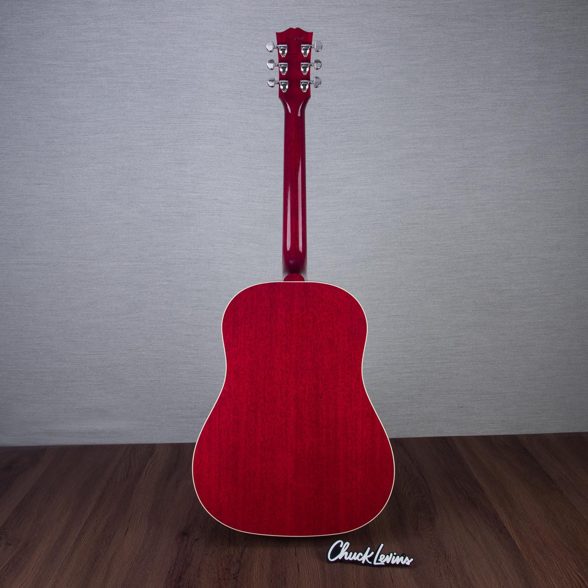 Gibson J-45 Standard Acoustic Electric Guitar - Natural Top And Cherry Back And Sides - #23134100 - View 6 | MusicMarket