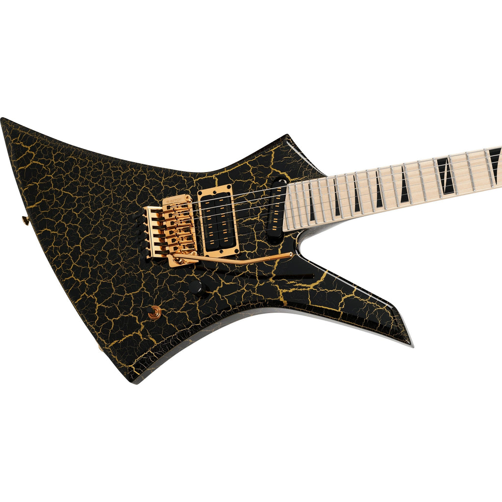 Jackson Pro Series Brandon Ellis KE27 Kelly Signature Electric Guitar - Gold Crackle - View 4 | MusicMarket