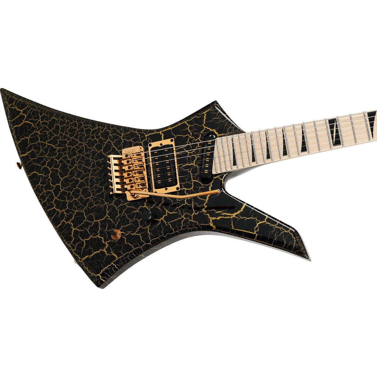Jackson Pro Series Brandon Ellis KE27 Kelly Signature Electric Guitar - Gold Crackle - View 4 | MusicMarket